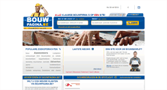 Desktop Screenshot of bouwpagina.be